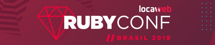 Banner da RubyConf 2019.